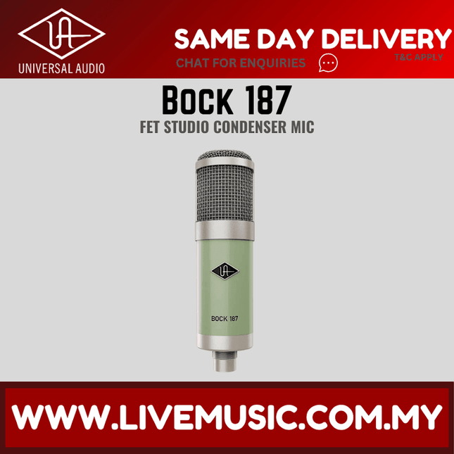 Universal Audio Bock 187 Large-diaphragm Condenser Microphone ( Bock-187 / Bock187 )
