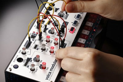 Korg Volca Modular Semi Modular Synthesizer With Sequencer Amd Sync I/O (VolcaModular/Volca-Modular)