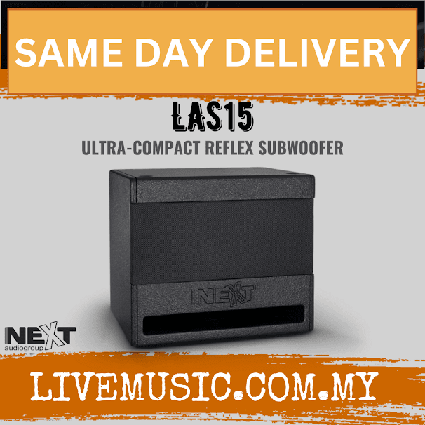 Next Audio LAS15 Ultra-compact Reflex Subwoofer ( LAS-15 / LAS 15 )