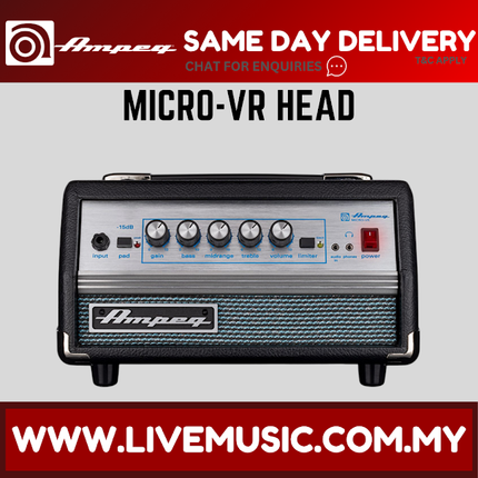 Ampeg Micro-vr Bass Amplifier Head ( Micro vr / Microvr / Micro-vr head )