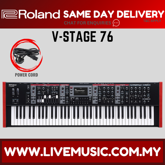 Roland V-STAGE 76-Key Digital Stage Piano ( VSTAGE 76 VSTAGE76 )