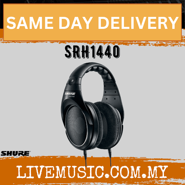 Shure SRH1440 Open-back Pro Studio Headphones ( SRH-1440 / SRH 1440 )