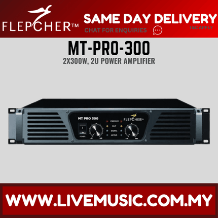 Flepcher MT-PRO-300 Power Amplifier ( MTPRO300 / MT PRO 300 )