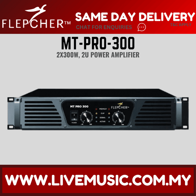 Flepcher MT-PRO-300 Power Amplifier ( MTPRO300 / MT PRO 300 )