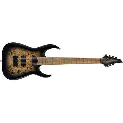 Jackson Pro Series Misha Mansoor Juggernaut HT7P Electric Guitar, Caramelized - Black Burst (HT7-P/HT7 P)