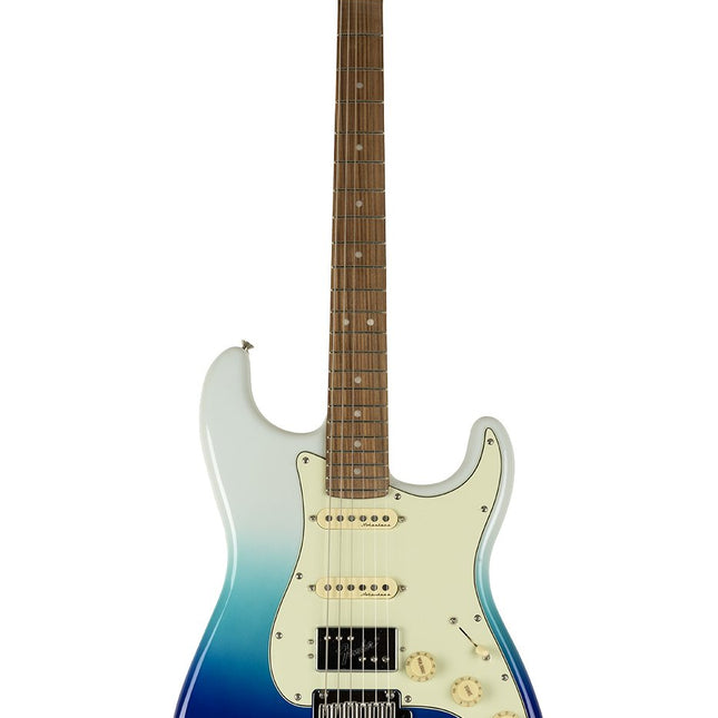 Fender Player Plus HSS Stratocaster Electric Guitar, Pau Ferro Fretboard - Belair Blue