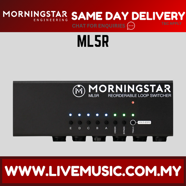 Morningstar ML5R Reorderable Loop Switcher ( ML-5R / ML 5R )