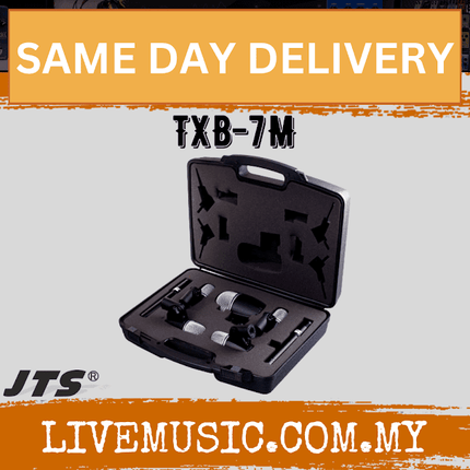 JTS TXB-7M TX Series Instrument Microphone Set ( TXB7M / TXB 7M )