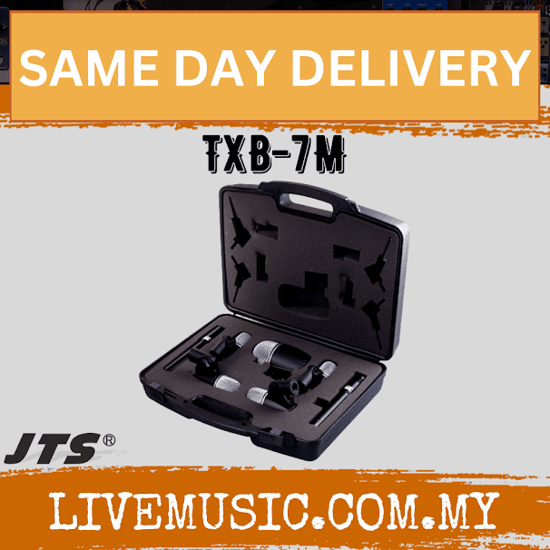 JTS TXB-7M TX Series Instrument Microphone Set ( TXB7M / TXB 7M )