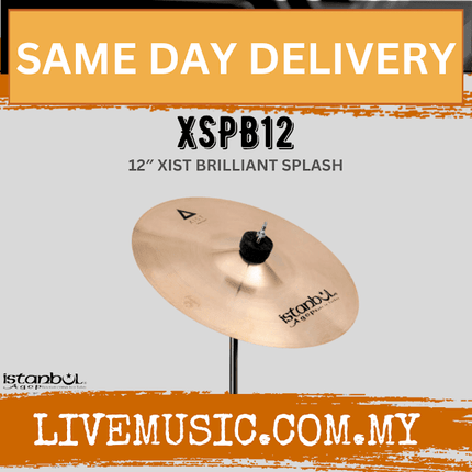 Istanbul Agop Cymbals XSPB12 12" Xist Brilliant Splash Cymbal (XSPB 12/XSPB-12)