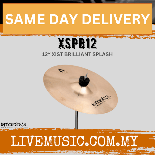Istanbul Agop Cymbals XSPB12 12" Xist Brilliant Splash Cymbal (XSPB 12/XSPB-12)