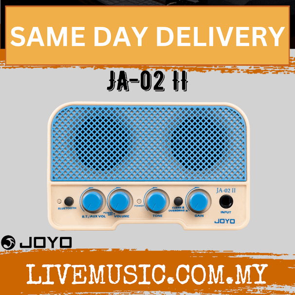 JOYO JA-02 II 5W Electric Guitar Amplifier Speaker Dual Channel Clean & Overdrive Mini Guitar AMP - Blue ( JA 02 II / JA02II )