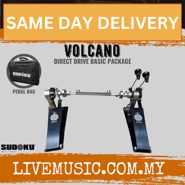 Sudoku Volcano Double Drum Pedal Direct Drive