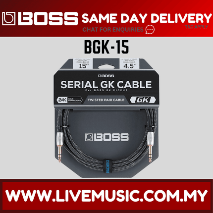 Boss BGK-15 GK Cable Jack Instrument ( BGK 15 / BGK15 )