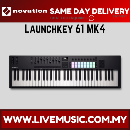 Novation Launchkey 61 MK4 Keyboard Controller