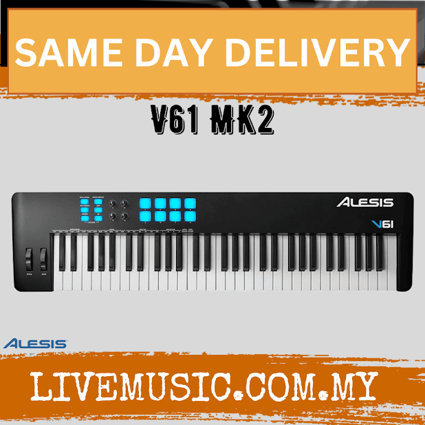 Alesis V61 MK2 61-key USB MIDI Keyboard Controller ( V-61 / Mkii )