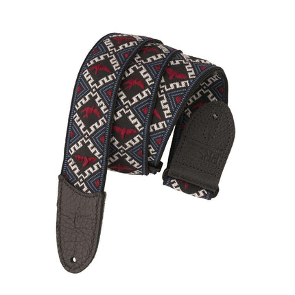 PRS ACC-3173 Jacquard Hootenanny Style Guitar Strap, Red, White & Blue Birds ( ACC3173 )