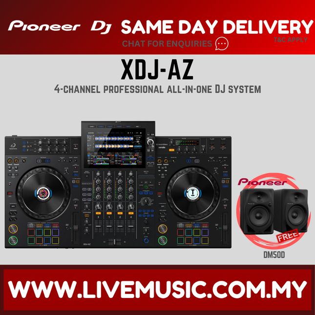 Pioneer DJ XDJ-AZ 4-channel Digital DJ System ( XDJAZ XDJ AZ )