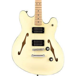 Squier Affinity Series Starcaster Electric Guitar, Maple Fretboard - Olympic White