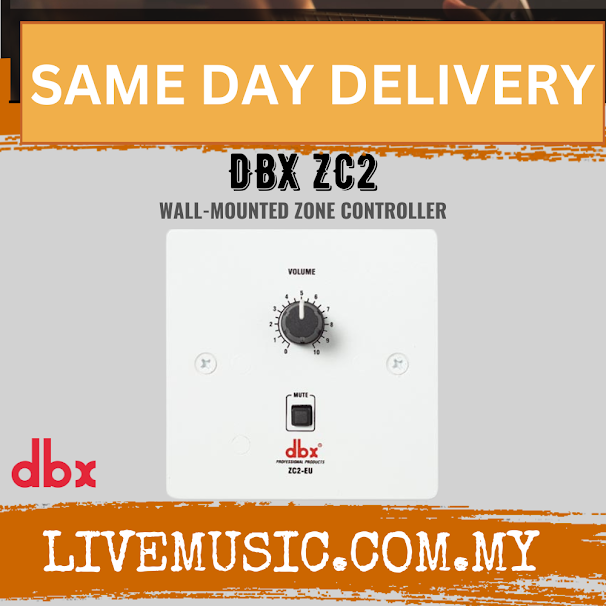 Dbx By Harman ZC2-EU Wall-Mounted Zone Controller （ ZC2EU / ZC2 EU )