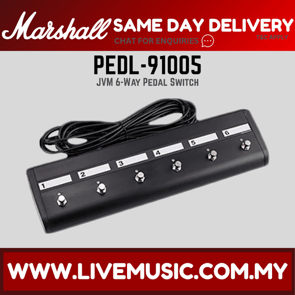 Marshall PEDL-91005 - JVM Pedal Switch MG15FX/MG30FX/MG50FX/MG101FX (PEDL91005 / PEDL 91005)