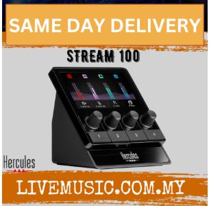 Hercules DJ Stream 100, Audio Mixer for Content Creators, Streaming, Gaming ( STREAM100 / STREAM-100 )