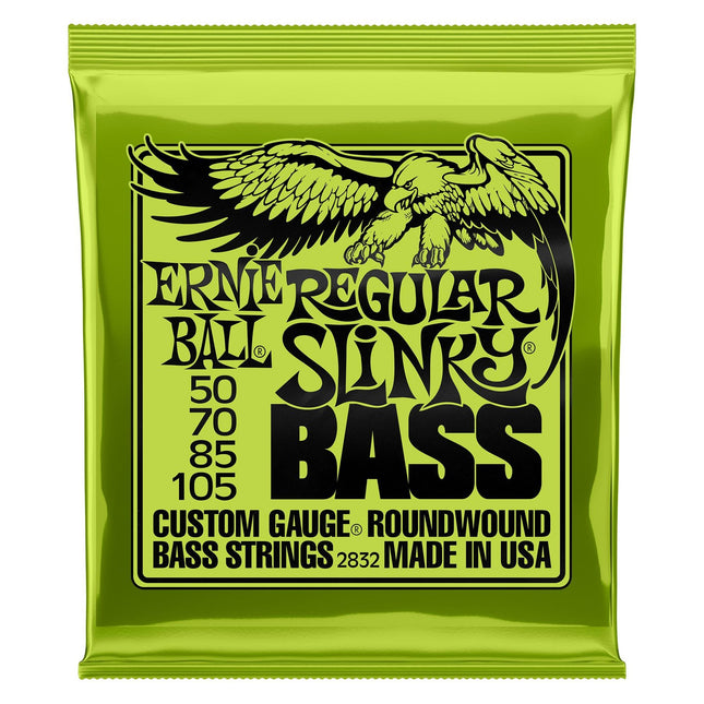Ernie Ball 2832 Regular Slinky Nickel Wound Electric Bass Strings (50-105/EB2832)