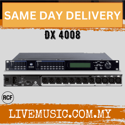 RCF DX 4008 4 Inputs, 8 Output Digital Processor ( DX4008 / DX-4008 )
