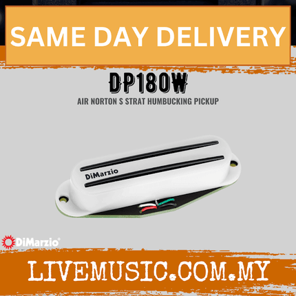 DiMarzio DP180W Air Norton S Guitar Pickup - White (DP180 W/DP180-W)