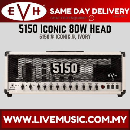 EVH 5150 Iconic 80W Guitar Amplifier - Ivory