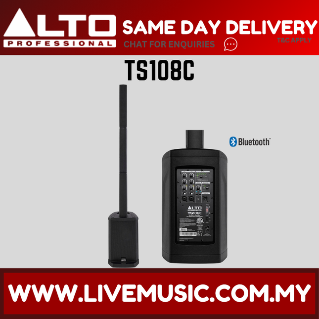Alto TS108C Portable Column Array Loudspeaker ( TS-108C TS 108C )