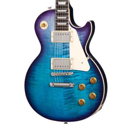 GIBSON LES PAUL STANDARD 50S FIGURED TOP ELECTRIC GUITAR - BLUEBERRY