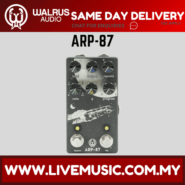 Walrus Audio ARP 87 Multi-Function Delay Guitar Effects Pedal ( ARP 87 )
