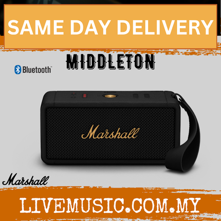 Marshall CE Middleton Portable Bluetooth Speaker - Black