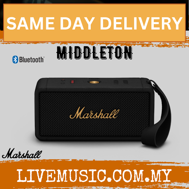 Marshall CE Middleton Portable Bluetooth Speaker - Black