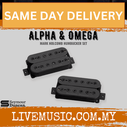 Seymour Duncan Mark Holcomb Alpha Omega Set Pickup, Black