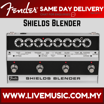Fender Shields Blender Fuzz/Octaver Effects Pedal