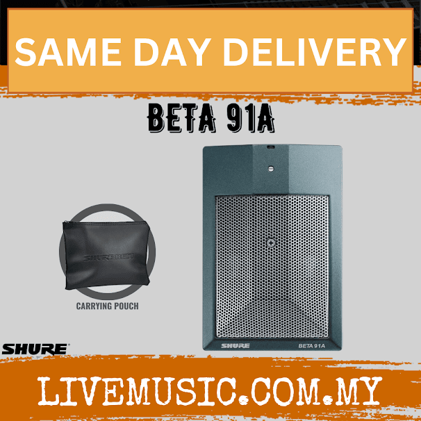 Shure BETA 91A Condenser Boundary Microphone ( BETA-91A / BETA91A )