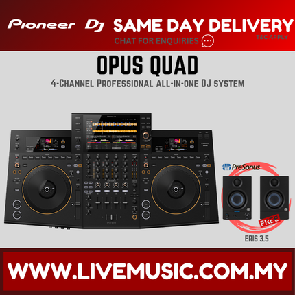 Pioneer DJ OPUS-QUAD Professional all-in-one DJ system With Monitor Speaker And Case ( OPUS QUAD / OPUSQUAD )
