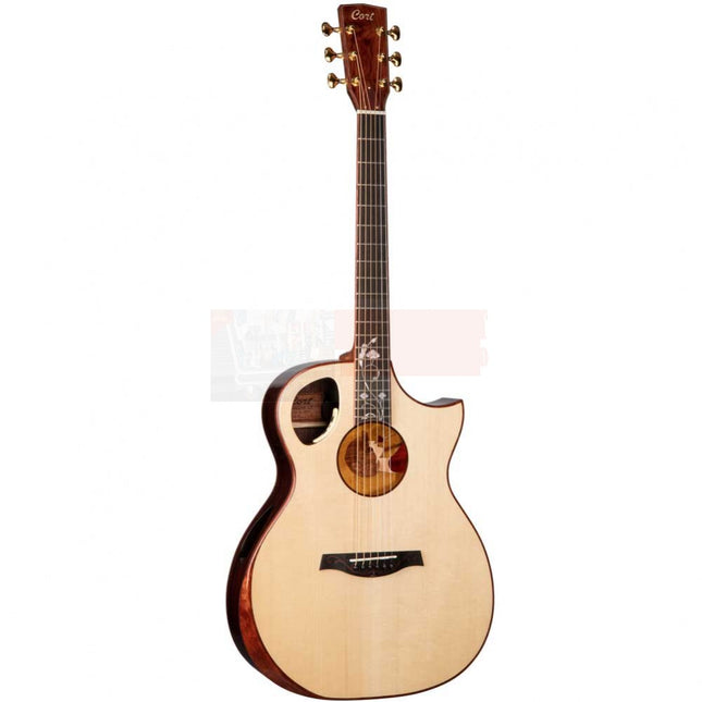 Cort Roselyn LE Limited Edition Acoustic-Electric Guitar with Bag - Natural Glossy (RoselynLE/Roselyn-LE)