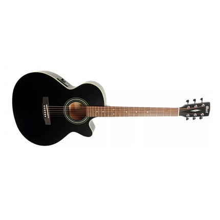 Cort SFX-ME - Acoustic-Electric Guitar Merbau Fretboard with Gig Bag - Black Satin (SFX ME/SFXME)