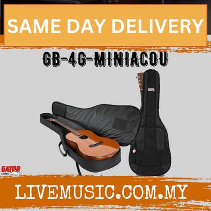 Gator GB-4G MINIACOU 4G Series Gig Bag for Mini Acoustic Guitar ( GB4GMINIACOU/GB 4G MINIACOU)