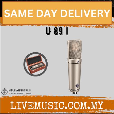 Neumann U 89 i Multi-Pattern Large Diaphragm Condenser Studio Microphone - Nickle (U89i / U89 i )