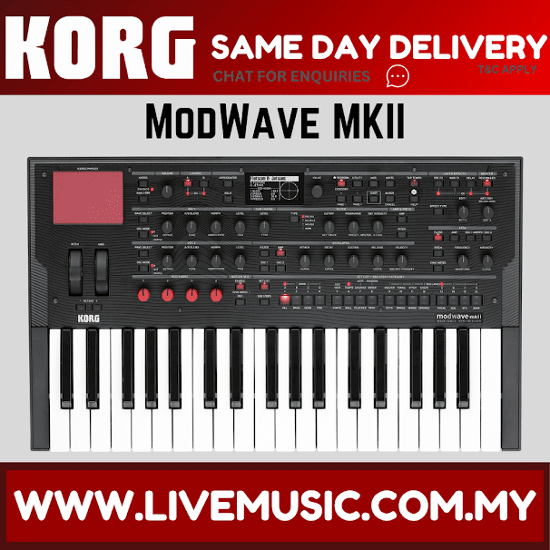Korg Modwave MkII Wavetable Keyboard Synthesizer ( Modwave-MkII / ModwaveMkII / MKII )