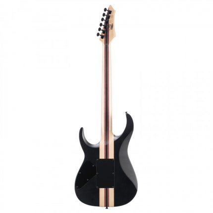 Cort X500 Menace Electric Guitar Ebony Fretboard with Bag - Black Satin (X-500/X 500)