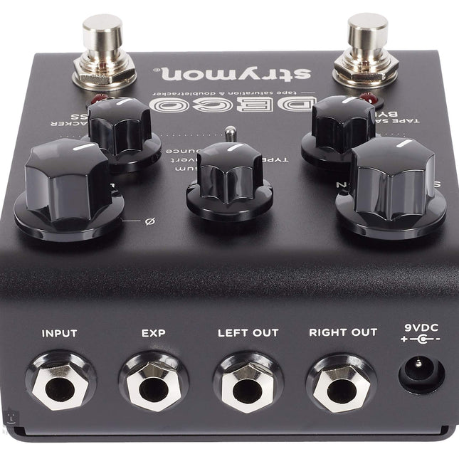 Strymon DECO w/EU Type AC Adaptor Guitar Effect Pedal, Midnight Edition