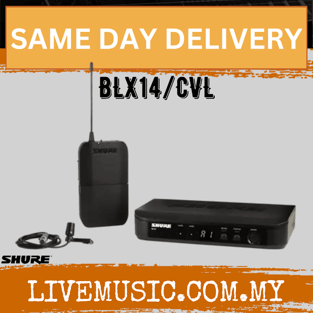 Shure BLX14/CVL Wireless Lavalier Microphone System ( BLX4/BLX1 )