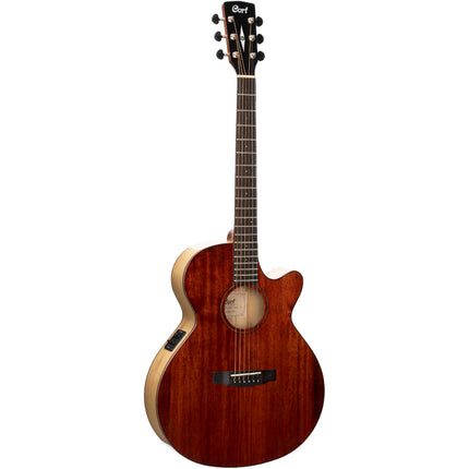 Cort SFX-Myrtlewood Acoustic-Electric Guitar with Bag - Brown Gloss (SFX MYRTLEWOOD)