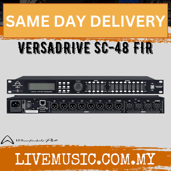 WHARFEDALE PRO Versadrive SC 48 FIR, 4 IN / 8 OUT Digital Processor Speaker Management System (SC-48-FIR SC48FIR)