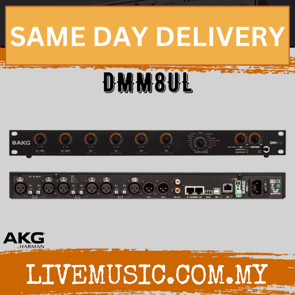 AKG DMM8UL Auto Mic Mix 6 CH Mic/Line Input LAN (DMM8 UL/DMM8-UL)